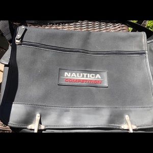 Vintage 90s Nautica Competition Messenger Bag